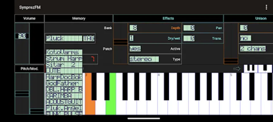 FM Synthesizer [SynprezFM II] android App screenshot 14